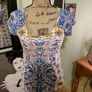 Lucky Brand multi colored tee